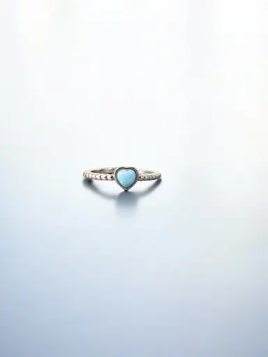 Minimal 925 Silver Heart Ring for Woman – Everyday Luxury