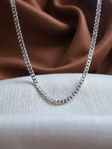 Bold silver Cuban Link Chain – Men’s Statement Jewelry