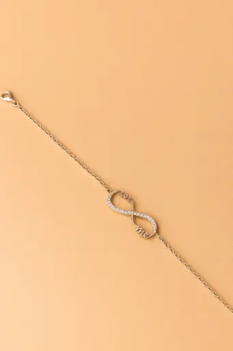 925 Silver Signature Woman Infinity Bracelet