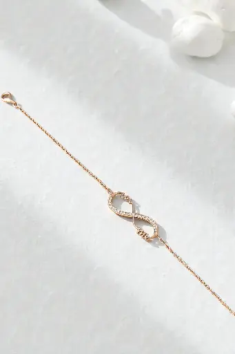 Woman's Sterling Silver Infinity Bracelet – Elegant Everyday Symbol