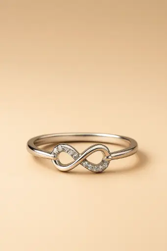 Featherlight Infinity 925 Ring for Woman